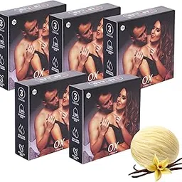 RAFTAAR OX Vanilla Flavoured Dotted Lubricated Condoms for Men | Long Last Lubricated condoms Pack of 5 total 15 units-picture-23