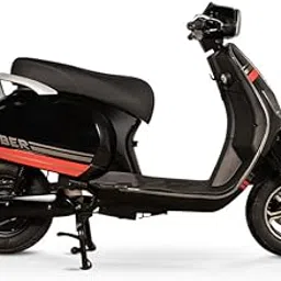 Electric Scooter with 70 km Mileage, 60V Graphene Series Battery, LED Lights & Sporty Design (Black)-picture-53