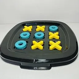 Tiny XOX Game, Classic Tic Tac Toe Board Set for Kids Aged 3+, Educational Strategy Game with Yellow and Blue Pieces, Perfect for Family Bonding-picture-30