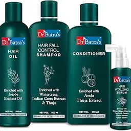 Dr Batra's Hair Vitalizing Serum 125 ml, Hair Fall Control Shampoo - 500 ml, Hair Oil - 200 ml and Conditioner 200 ml-picture-15