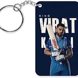 Chabi Ring Captain V Kohli Key chains for Cricket Fans, for Gifting, Bike, Scooty, Bags, Car Key Chain 215-picture-11