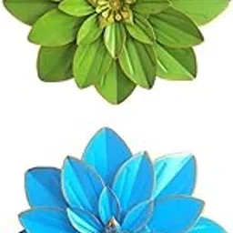 CALANDIS™ 2x Iron Flower Shaped Wall Decor Bathroom Bedroom Hanging Sculptures | Home Dacor-image-36