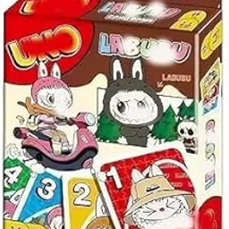 U.N.O Labubo Cards Game Play with Family and Friends and Ideal for Parties, Travel, and Family Gatherings (Pack of 1)-picture-22
