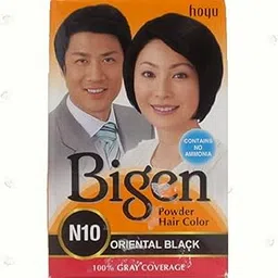 Bigen Powder Hair Color, 6g - Oriental Black N10-picture-19