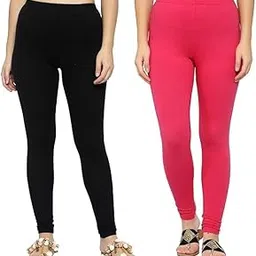 diaz Women Leggings Multi Color Pack 2 | REGULER Cotton Leggings-picture-10