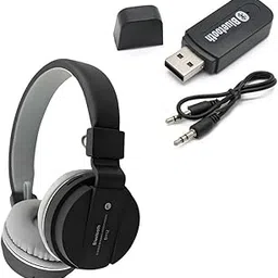 Elevea 𝟏𝟓 𝐘𝐄𝐀𝐑𝐒 𝐖𝐀𝐑𝐑𝐀𝐍𝐓𝐘 2-in-1 Combo Wireless Bluetooth Headphone & Bluetooth AUX Receiver, Stereo Sound, Built-in Mic, Universal Connectivity for Car, Home Speakers, Smartphones-picture-10