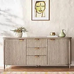Goldview Furniture Solid Wood Alchemy 54" Sideboard – Handcrafted Wooden Storage Cabinet with Doors for Dining & Living Room-image-67