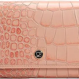 da milano Leather Mini Flap Wallet for Women - Pink (LW-10057A-OL)-picture-15