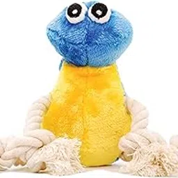 Goofy Tails Furry Bird Plush Toy for Dogs | Squeaky and Chew Rope Toys for Puppies | Ideal for Small & Medium Dogs-picture-37