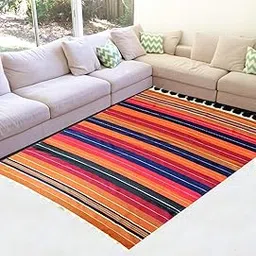 Royal Worcester Textiles MANUFUCTURED by SATRANJI,Carpet, 100% Set of 1 SATRANJI (55 * 85", cotton)-picture-18