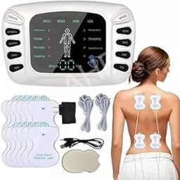 Electronic Pulse Body Massager Therapy Stroke Slimming Machine For Pain Relief&Fitness Acupuncture Therapy Machine English Version For Pain Relief&Fitness, White-picture-48