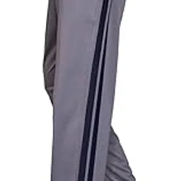 Jinxer Men Side Striped Straight Fit Cotton Pajamas, Lowers, Night Pant, Joggers, Sports Trousers, Gym n Lounge Wear Wide Leg Track Pant for Boys-picture-22