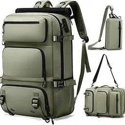 tecphile BANGE 35L Anti-Theft Travel Backpack with Detachable Sling Bag Expendable Large Capacity Bag, fit for 17.3” Laptop Multi-Compartment, Water-Resistant for Work, Travel, Outdoor-picture-50