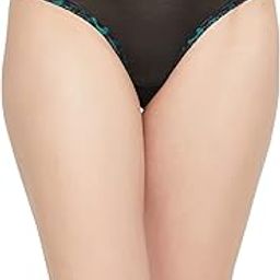 clovia Women's Low Waist Bikini Panty in Black-picture-41