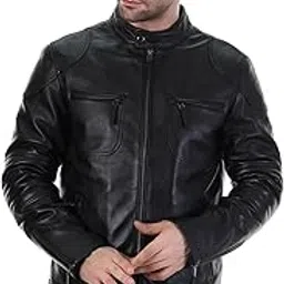cool equal Men's Pure Leather Jacket||Four Packet|-picture-50