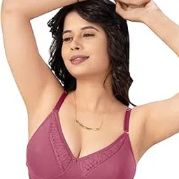lovable Women Solid Polycotton Lightly Padded Non Wired Full Coverage Bra - LE 225-picture-50