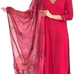 Fancy Reyon Slub Kurta Set with Dupatta-picture-40
