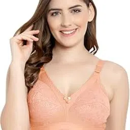 Fashiol Women's Cotton Minimizer Saree Bra | Plus Size Full Coverage Non-Padded Heavy Bust Everyday Ladies Bras - 34 Till 50-image-14