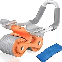Abs Roller Wheel For Men Abs Workout Equipment for Abdominal Core Strength Training, Exercise Wheels for Home Gym, Automatic Rebound Abdominal Wheel with Knee Pad-picture-35