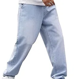 AFT Torpedo Men Baggy Denim Jeans in Pure 100% Cotton Denim || Stretchable (Jet Black) and Stretchable (Colored) Jeans || Unisex Designs||Jeans||-picture-27