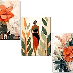 HOTHOUSE Nature Wall Art MDF Panels For Wall Decoration | Panels For Living Room Office Bed Room | Floral Wall Panels Home Decoration | Matt Laminated and Double Sided tape Inside the Box (Art 4, 9x12 inch, Unframed)-image-19