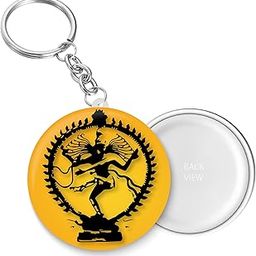 peacockride Natarajar I Bharatanatyam Dance I The King of Dance I Key Chain (Plastic, Multicolor, 44MM)-picture-42