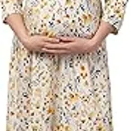 zuvino Women's Maxi Maternity Dress-picture-25