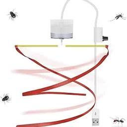 HASTHIP® USB Fly Repellent Fan Hangable Over-the-Table Insect Fan with 9.8ft Power Cable Stepless Speed Adjustment Mosquito Repellent,Plug and Go-picture-35