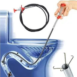160 CM Toilet Snake Drain Clog Remover Hair Catcher Grabber Flexible Reacher Pickup Tool Spring Pipe Dredging for Kitchen Bathroom Pipe Blockage Cleaner-picture-13