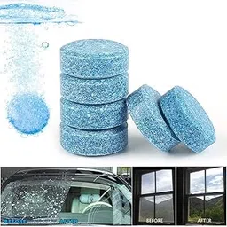 Homnix Car Accessories Car Wiper Detergent Effervescent Tablets Washer Auto Windshield Cleaner Glass Wash Cleaning Compact Concentrated Tools (30 Count (Pack of 1))-image-78