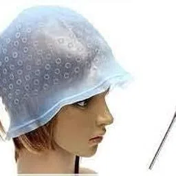Beauty tool Hair Colouring Bleaching Cap With Hook, Reusable Cap For Salon & Home Use-picture-24