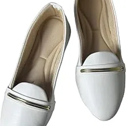 Women Leather Loafers with Metal Accent, Slip-On Style-picture-50