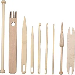 HEAVENGLOW 9PCS Weaving Loom Tools Set Knitted Crochet Needle Weaving DIY Rug Making | Crafts | Needlecrafts & Yarn | Weaving | Weaving Looms-picture-16