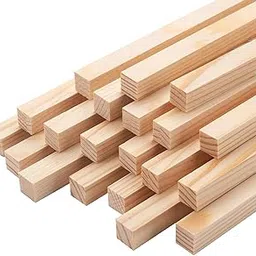 Wooden Strips for Crafts and DIY Projects, Assorted Sizes, Natural (Size 1cm*1cm*30cm) (1 * 1 * 30cm) (50 Pieces.)-picture-24