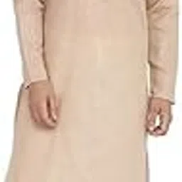 royal kurta Mens Cotton Dobby Pattern Long Kurta and Pyjama Set-picture-23