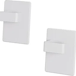 THE STYLE SUTRA 2 Pieces Metal Hooks Square Design Hanging Hooks for Kitchen Refrigerator White-image-97