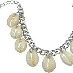 ftk Water Drop Shell Tassel Anklet | Ethnic Style Foot Jewelry for Women & Girls-picture-54