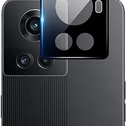 Tough Lee Back Camera Lens Protector Tempered Glass for Oneplus 10R 5G (Black) Pack of 1-picture-22