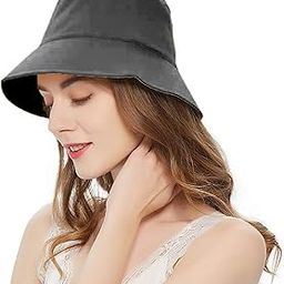 infispace Men & Women Bucket Sun Hat | Unisex Beach Hat for Sun Protection | Round Sun Cap for Hiking, Fishing, Gardning, Travel-picture-35