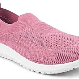 xenaro Memory Foam Women's Casual Knitted Slip-On Shoes | Comfortable Lightweight Walking Shoes for Office Travel for Girls and Ladies | Zuri Black | Sizes 4-9-picture-12
