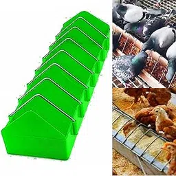 Petzlifeworld Poultry Food Tray for Pigeon, Chicken and Pets Garden Outdoor use Ground Bird Feeder (Green)-picture-29