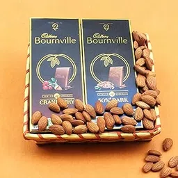 SFU E Com Dry Fruit Hamper Pack with 2Pcs. Bournville With Some Healthy Almond | Premium Dry Fruit Hamper For Corporate Gifts, Family, Friends, New year | 254-picture-20