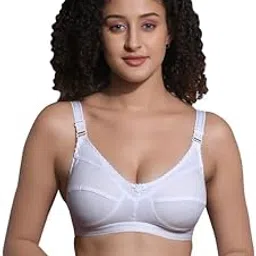 imsa moda Polycotton Non-Wired Non-Padded Full Coverage Bra, Comfortable Everyday Bra for Women (Pack of 1)-picture-34