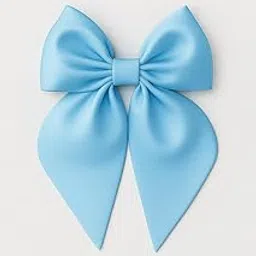 Pretty Haven Cinderella Large Sky Blue Satin Hair Bow Clip for Girls & Women – Oversized Handmade Bow Barrette for Party-picture-11