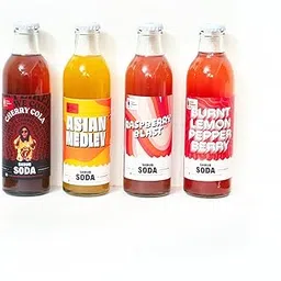 Local Ferment Co. Shrub Soda - Shrub Soda Variety Pack of 4 (250ml each) | Real fruit | Zero Preservatives | Goodness of Vinegars | Cleanest Soft Drink-picture-30