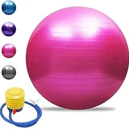 PRETOX Anti-Burst Exercise Gym Ball with Pump, Anti-Slip Balance Stability Ball, Heavy Duty Fitness Yoga Ball, Extra Thick Swiss Birthing Ball (Multi Color)-picture-13