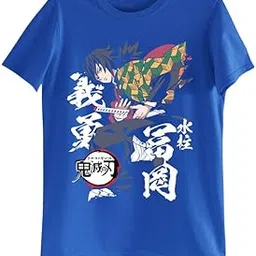 xenovaurban Unisex Kids and Adults DSL-A34 Anime Printed Round Neck 100% Cotton Tshirt (Pack of 1)-picture-42