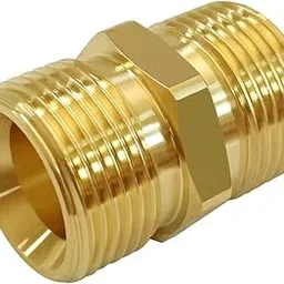 Joywayus Pressure Washer Coupler M22-14mm Male Thread to M22-15mm Male Fitting for High Pressure Water Gun Hose 4500PSI-picture-44