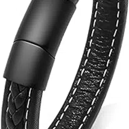 zibuyu Long Tiantian Leather Wrap Bracelet for Men, Adjustable Charm Wristband with Premium Craftsmanship, Comfortable Fit, Stylish Accessory, Gift for Him, Everyday Casual and Formal Wear-picture-21