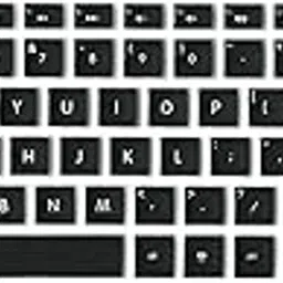 Saco Chiclet Keyboard Skin for HP Pavilion DV6 (Black/Clear)-image-3